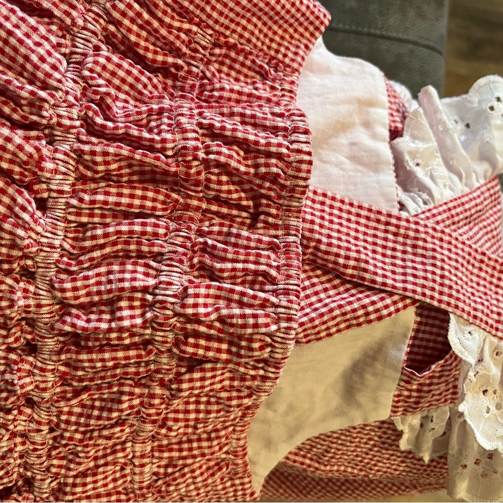 Kelly's Kids Red and White Dress - Picture 3 of 6